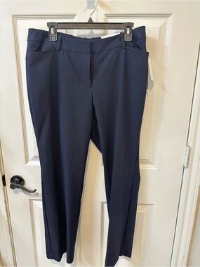 NWT Liz Claiborne Audra Navy Women's Dress Pants 12P